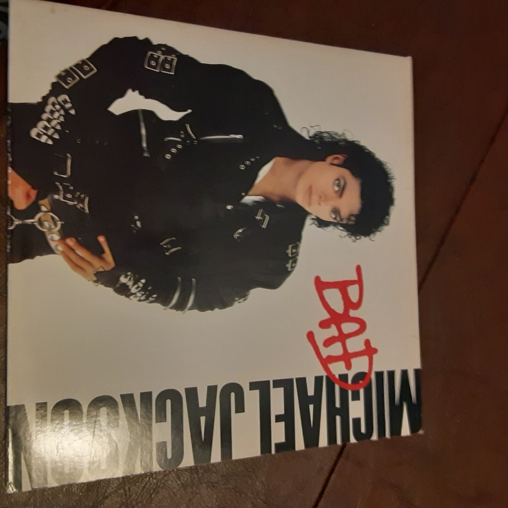 Michael Jackson vinyl record with cover